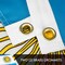 G128 Argentina (Argentinian) Flag | 3x5 feet | Double Sided Embroidered 210D Indoor/Outdoor, Brass Grommets, Heavy Duty Polyester